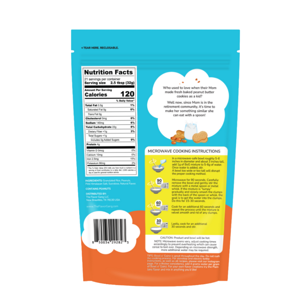 Bowl o' Gainz - Peanut Butter Cookie